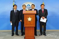 [포토] 공무원 연금 TF 구성 발표하는 여야 원내대표