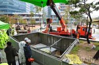 [포토] 판교 참사 지지대 강도 실험하는 국과수