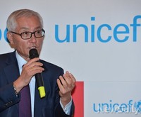 [포토] 소감밝히는 오종남 유니세프 사무총장