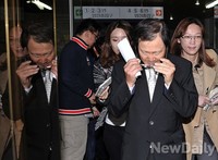 [포토] 박찬구 금호석유회장, 징역3년 집유5년 선고