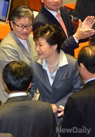 [포토] 국회찾은 박근혜 대통령