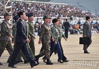 [포토] FA-50전력화 기념식에 참석한 박근혜 대통령