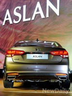 [포토] 사자를 닮은 준대형세단 '아슬란' 출시