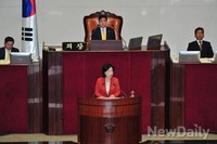 [포토] 비교섭단체 대표연설 하는 정의당 심상정 의원