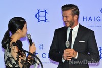 [포토] 인터뷰 하는 데이비드 베컴