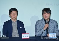 [포토] '영웅 포 카카오' 간담회 참석한 백승훈-소태환 대표