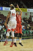 [포토] 안양 KGC 오세근의 첫 득점