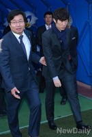 [K리그] 홍보대사 위촉식에 입장하는 박지성