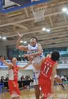 [포토] D리그, 파울 얻는 삼성 방경수