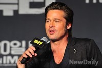 [포토] 영화 퓨리로 돌아온 브래드 피트