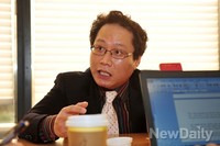 [포토] 뉴데일리와 인터뷰하는 한준희 해설위원