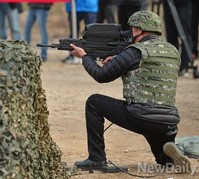 [포토] K11 복합형소총을 쏘는 다양한 포즈