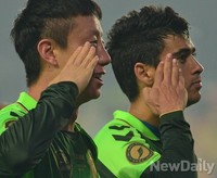 [K리그] 동점골 세러모니하는 전북현대 이승현