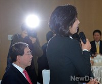 [포토] 서울시청에서 만난 나경원-박원순