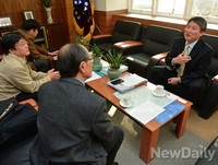 [포토] 자사고 관련 발언하는 김용복 교장