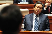 [포토] 새누리당 의원총회, 심각한 표정의 김무성 대표