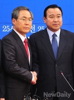 [포토] 주례회동 가지는 이완구-우윤근