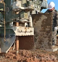 [포토] 남양주땅굴, 시추기 가동하는 군