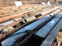 [포토] 남양주 땅굴에서 시추된 코아