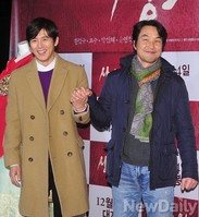 [포토] 영화 '상의원' 고수-한석규, 손잡고 등장