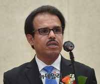 [포토] 소방영웅 시상식 참석한 '나세르 알 마하셔'CEO