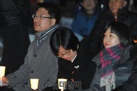 [포토] 서울광장에 등장한 오병윤-김미희-김재연