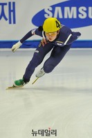 [포토] 연습도 실전처럼 하는 쇼트트랙 심석희 선수