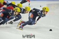 [포토] 한국 남자쇼트트랙 3000m세계최강 증명