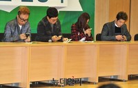 [포토] KBS 콩 이벤트 참가한 박명수-김성주-레이디제인-창민