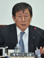 [포토] 국회 출석한 김치현 롯데건설 사장