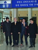[포토] 방북길에 오른 김대중평화센터 관계자