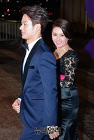 [SBS연기대상] 동반입장하는 강성민-김혜선