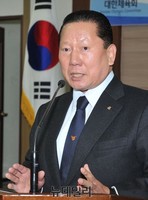 [포토] 신년사 하는 김정해 대한체육회 회장