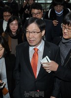 [포토] 신년인사회 참석하는 권오준 포스코 회장