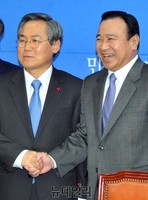 [포토] 주례회동 가지는 이완구-우윤근