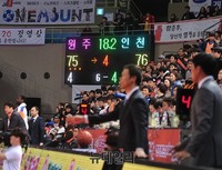 [프로농구] 숨막히는 접전 끝에 전자랜드 승리