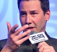 [포토] 키아누리브스, 올해 첫 방한한 해외스타