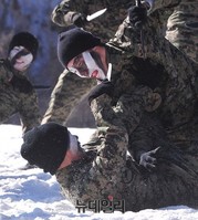 [포토] 실전 방불케하는 특전사 특공무술