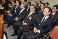 [포토] 침통한 표정의 청와대 인사들