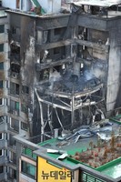 [포토] 처참하게 드러난 의정부 화재 현장