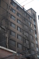 [포토] 의정부 회재, 당시 처참한 상황 보여주는 외벽