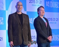 [포토] 영화 빅히어로 제작진 영화홍보차 내한