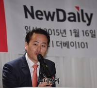 [포토] 뉴데일리 영남본부 개소식, 축사하는 서용교 의원