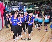 [포토] '장충체육관' 새역사 함께 할 꿈나무들