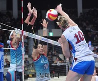 [여자프로배구] 도로공사 니콜, 타점 높은 공격