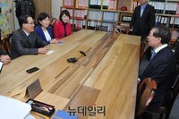 [포토] 마주 앉은 박지원-박원순