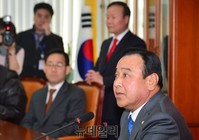 [포토] 발언하는 이완구 국무총리 내정자