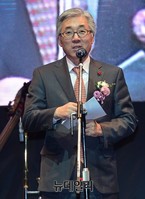 [포토] 난타 천만관객 돌파, 인사말하는 김종덕 문체부 장관