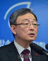 [포토] 올해 주요업무계획 발표하는 최성준 방송통신위원장