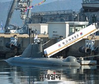 [포토] 진해군항에 정박중인 돌고래함